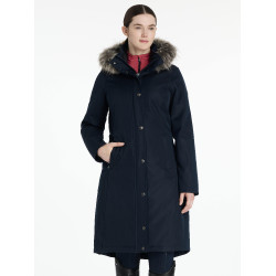 Cappotto lungo impermeabile LeMieux Anya Marina Blu marino
