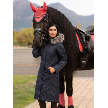 Cappotto lungo impermeabile LeMieux Anya Marina Blu marino