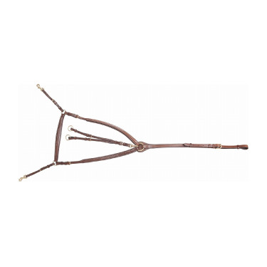 Collier de chasse doublé à pont T de T Noir