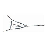 Pettorale foderato con attacco a T di T Nero