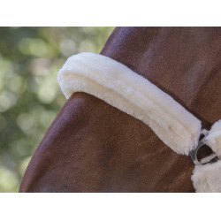 Cavezza Norton in montone sintetico Nero / écru