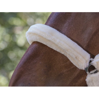 Cavezza Norton in montone sintetico Nero / écru