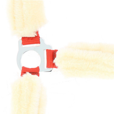 Cavezza Norton in montone sintetico Rosso / écru