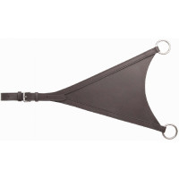 Forcella di martingala intera in cuoio T de T Havana scuro Marrone