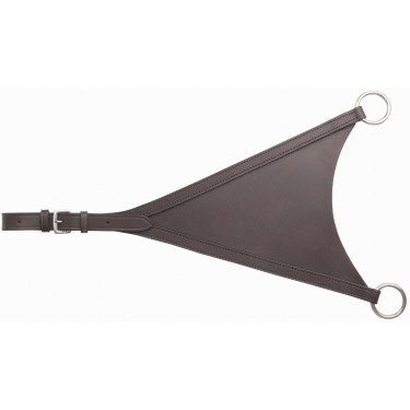 Forcella di martingala intera in cuoio T de T Havana scuro Marrone