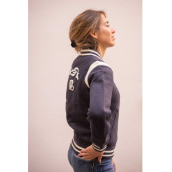 Felpa Pénélope University Marine / bianco sporco Blu marino Felpa Pénélope University Marine / bianco sporco Blu marino
