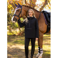 Anorak impermeabile LeMieux a mezza zip Phoebe da donna Nero Anorak impermeabile LeMieux a mezza zip Phoebe da donna Nero