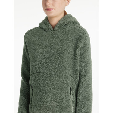 Felpa con cappuccio Young Rider LeMieux Avalon Rosmarino Verde