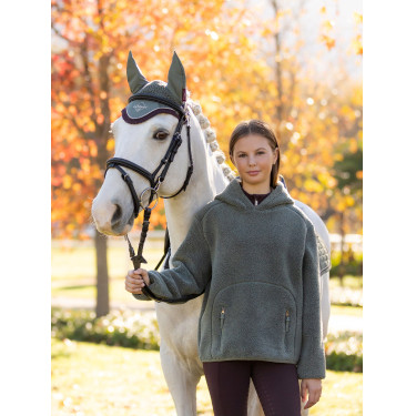 Felpa con cappuccio Young Rider LeMieux Avalon Rosmarino Verde