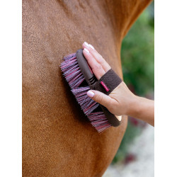 Spazzola LeMieux morbida Flexi Cranberry