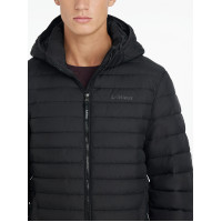 Piumino con cappuccio da uomo LeMieux Nero Piumino con cappuccio da uomo LeMieux Nero