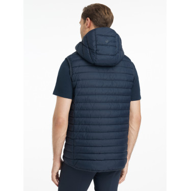 Gilet senza maniche con cappuccio LeMieux uomo Marina Blu marino