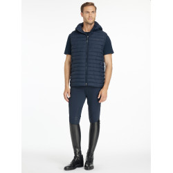 Gilet senza maniche con cappuccio LeMieux uomo Marina Blu marino