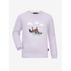 Maglia a maniche lunghe Mini LeMieux Poppy Lilla Viola Maglia a maniche lunghe Mini LeMieux Poppy Lilla Viola