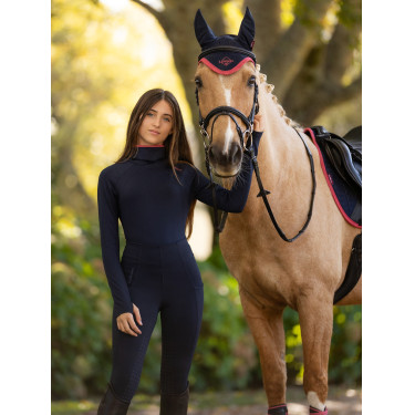 Maglia intima Young Rider LeMieux Savannah a collo alto Marina Blu marino