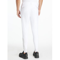 Pantaloni da equitazione LeMieux da uomo con fondo in silicone classico Bianco