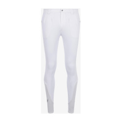 Pantaloni da equitazione LeMieux da uomo con fondo in silicone classico Bianco