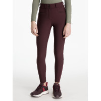 Pantaloni da equitazione con fondo in silicone Young Rider LeMieux Izzy Prugna