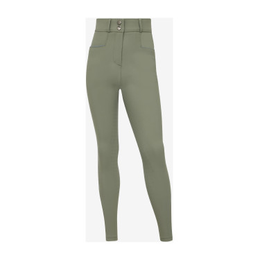 Pantaloni da equitazione con fondo in silicone Young Rider LeMieux Izzy Rosmarino Verde