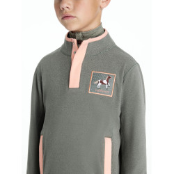 Pile con bottoni a pressione Mini LeMieux Mae Rosmarino Verde