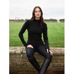 Pile con collo con zip LeMieux Frances da donna Nero Pile con collo con zip LeMieux Frances da donna Nero