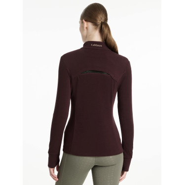 Pile con collo con zip LeMieux Frances da donna Prugna Viola