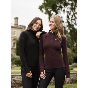 Pile con collo con zip LeMieux Frances da donna Prugna Viola