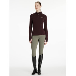 Pile con collo con zip LeMieux Frances da donna Prugna Viola