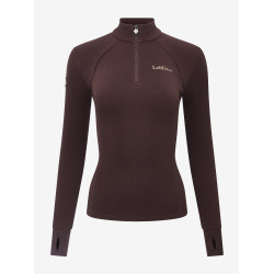 Pile con collo con zip LeMieux Frances da donna Prugna Viola