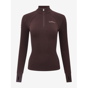 Pile con collo con zip LeMieux Frances da donna Prugna Viola