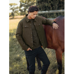 Sovracamicia impermeabile da uomo LeMieux Alpina Marrone Sovracamicia impermeabile da uomo LeMieux Alpina Marrone