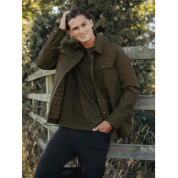 Sovracamicia impermeabile da uomo LeMieux Alpina Marrone Sovracamicia impermeabile da uomo LeMieux Alpina Marrone