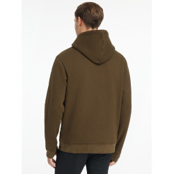 Felpa con cappuccio da uomo LeMieux Alpina Marrone Felpa con cappuccio da uomo LeMieux Alpina Marrone