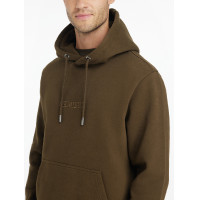 Felpa con cappuccio da uomo LeMieux Alpina Marrone