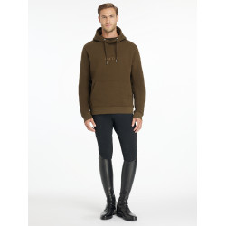 Felpa con cappuccio da uomo LeMieux Alpina Marrone Felpa con cappuccio da uomo LeMieux Alpina Marrone