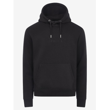Felpa con cappuccio da uomo LeMieux Nero