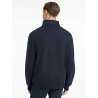 Felpa con collo con zip da uomo LeMieux Alpina Marrone