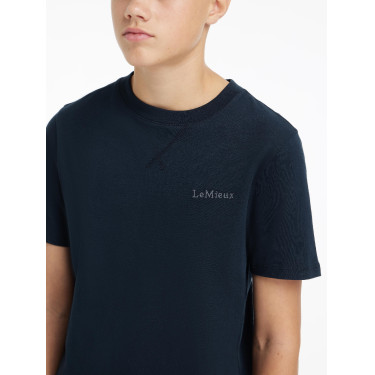 T-shirt Junior Young Rider LeMieux ragazzo Marina Blu marino