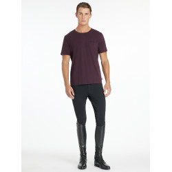 T-shirt LeMieux da uomo Prugna Viola T-shirt LeMieux da uomo Prugna Viola