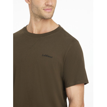 T-shirt LeMieux da uomo Alpina Marrone