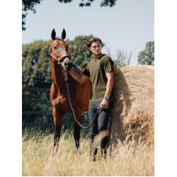 T-shirt LeMieux da uomo Alpina Marrone