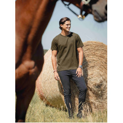 T-shirt LeMieux da uomo Alpina Marrone