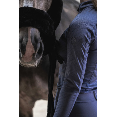 Baselayer Je t'aime Equithème Sabine donna Blu / grigio Baselayer Je t'aime Equithème Sabine donna Blu / grigio
