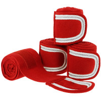 Fasce da polo Equithème Xmas Rosso / bianco Fasce da polo Equithème Xmas Rosso / bianco