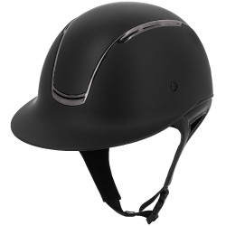 Casco Equithème Soazy opaco cromo nero