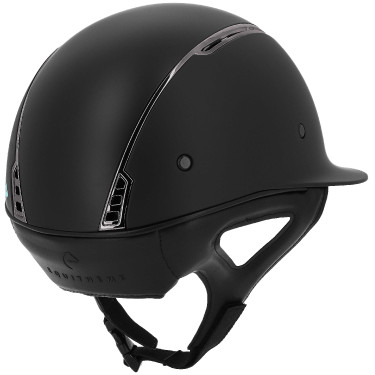 Casco Equithème Soazy opaco cromo nero Casco Equithème Soazy opaco cromo nero