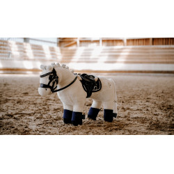 Mini-bridone Pony Academy Strass Nero