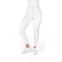 Pantaloni Je t'aime Equithème Elsa donna Bianco