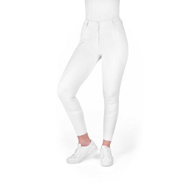 Pantaloni Je t'aime Equithème Elsa donna Bianco Pantaloni Je t'aime Equithème Elsa donna Bianco