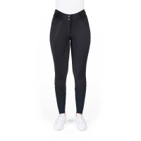 Pantaloni Je t'aime Equithème Elsa donna Nero